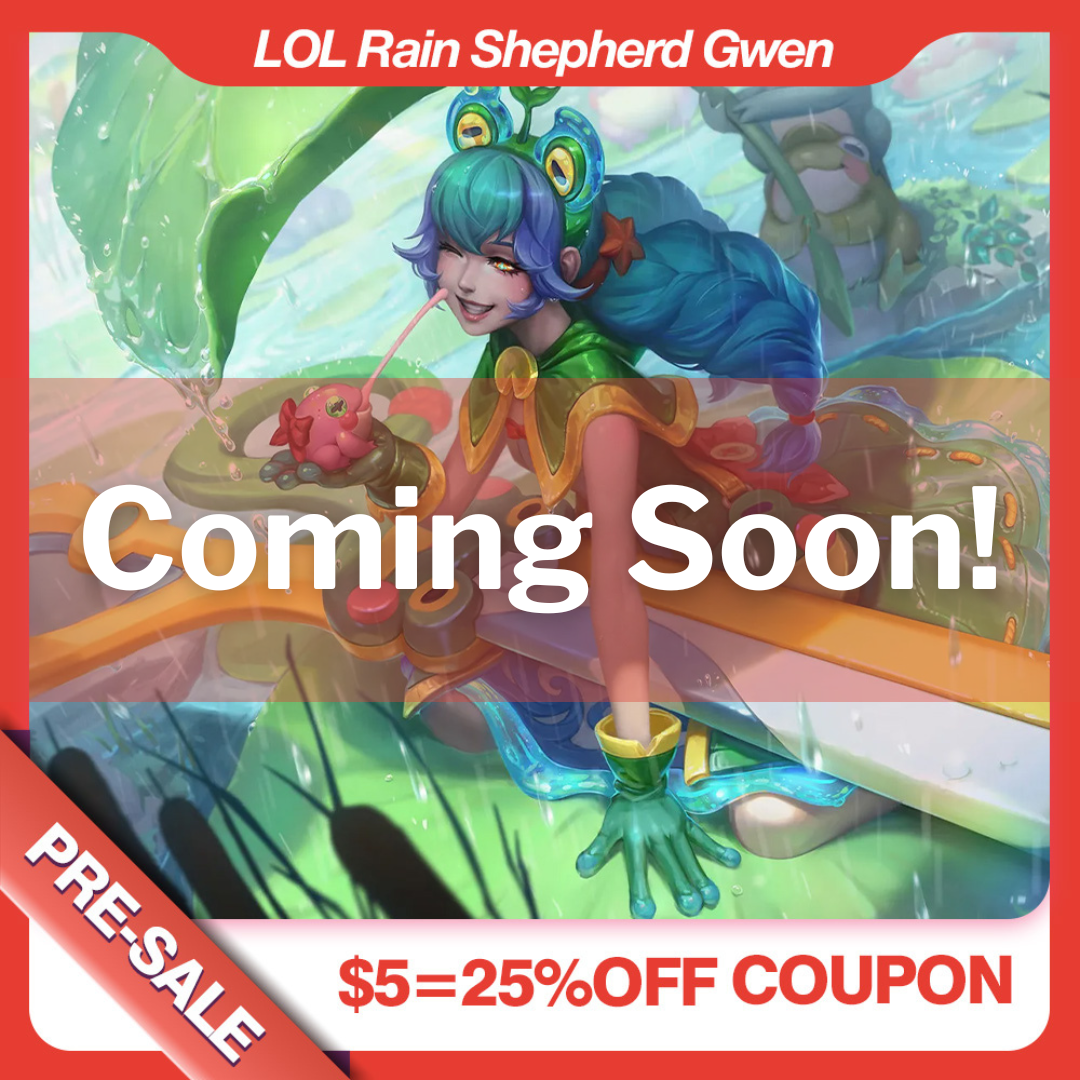 Rolecosplay LOL Rain Shepherd Gwen Cosplay Costume Pre Sale