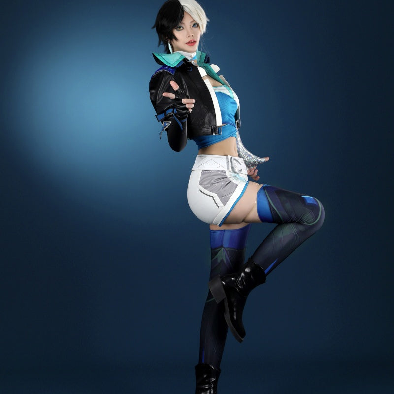 Rolecosplay Marvel Rival Luna Snow Halloween Cosplay Costume2