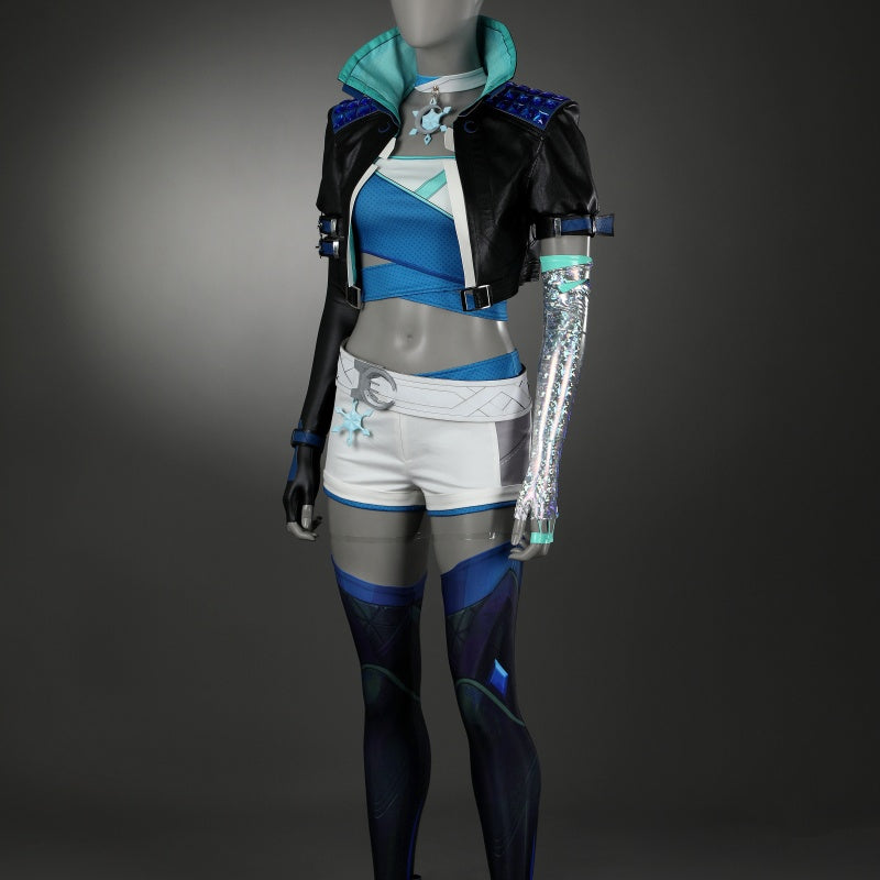 Rolecosplay Marvel Rival Luna Snow Halloween Cosplay Costume4