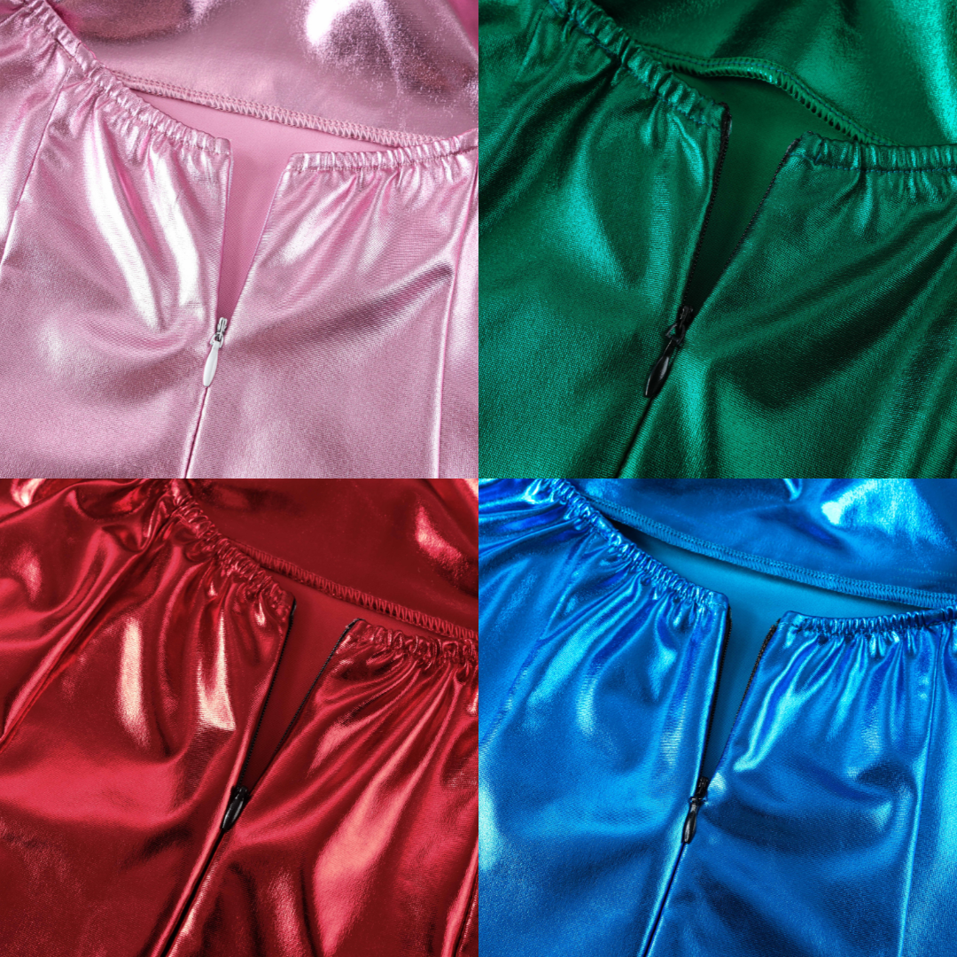 Rolecosplay Multi-Color Glossy Bunny Bodysuit Set Sexy Cosplay