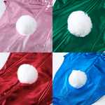 Rolecosplay Multi-Color Glossy Bunny Bodysuit Set Sexy Cosplay