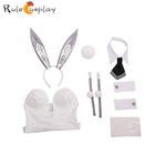Rolecosplay NIKKE Black Sexy Bunny Suit Blonc Cosplay Costume