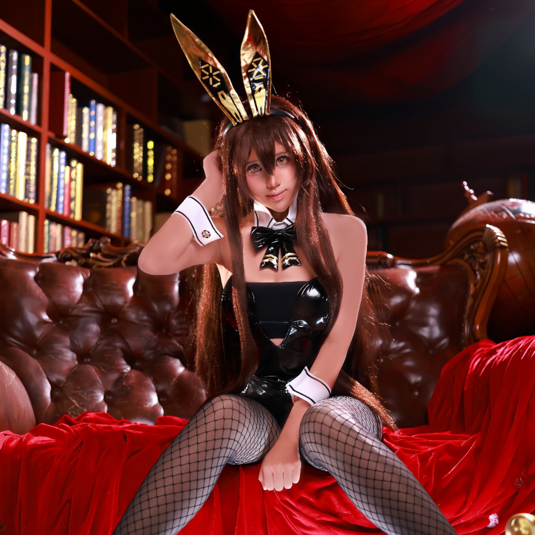 Rolecosplay NIKKE Black Sexy Bunny Suit Noir Cosplay Costume