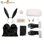 Rolecosplay NIKKE Black Sexy Bunny Suit Rupee Cosplay Costume
