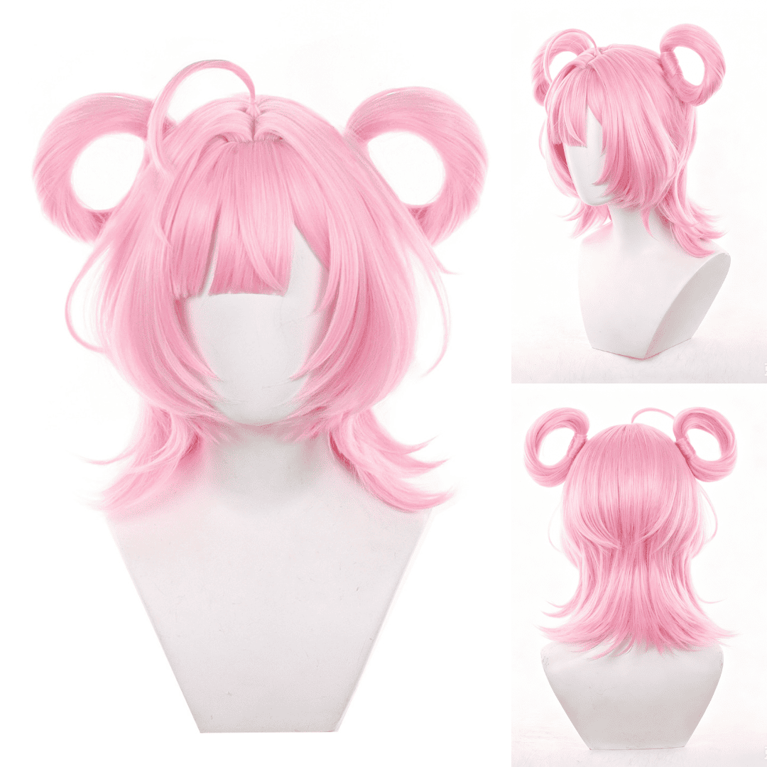 Rolecosplay NTE Chiz Pink Cosplay Wigs