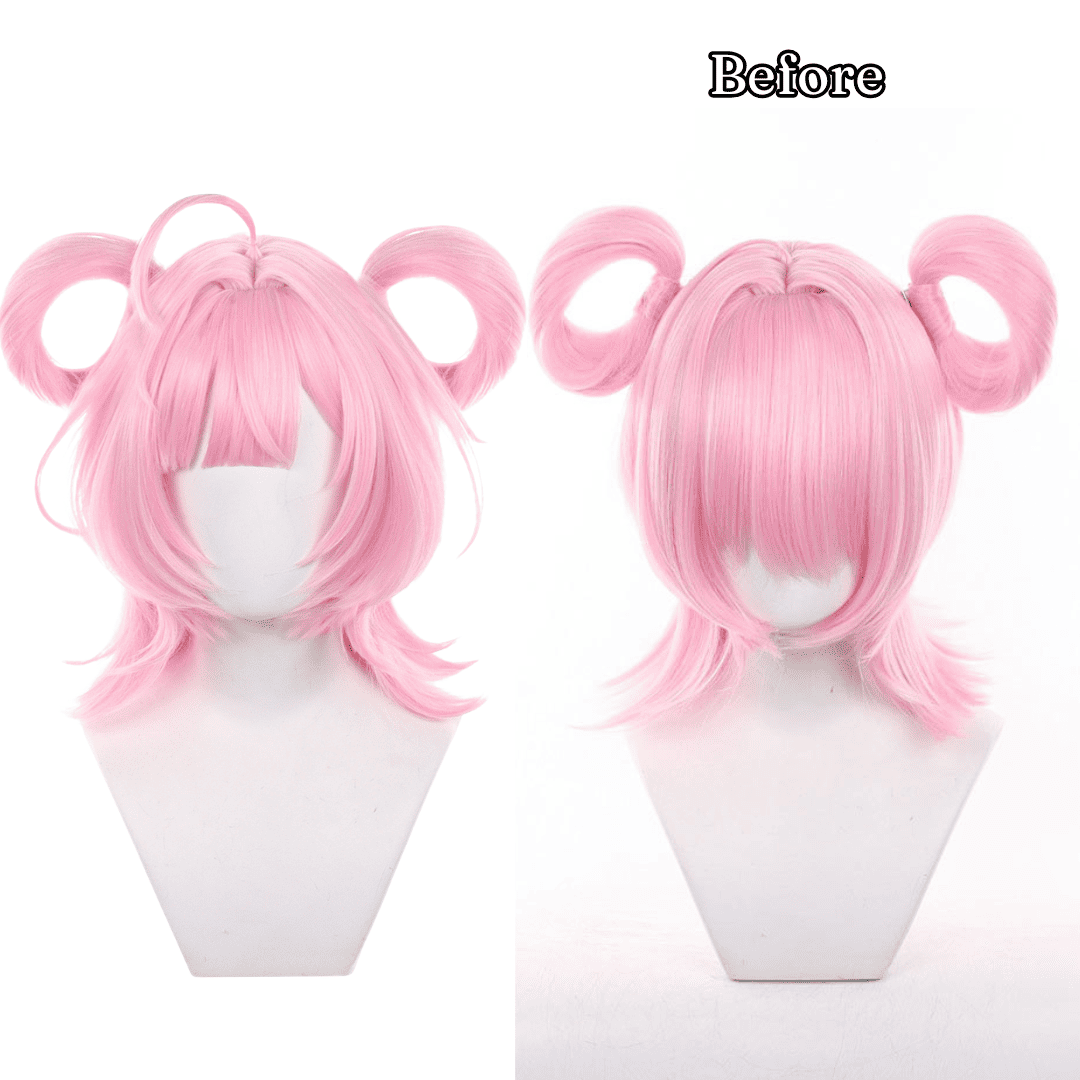 Rolecosplay NTE Chiz Pink Cosplay Wigs