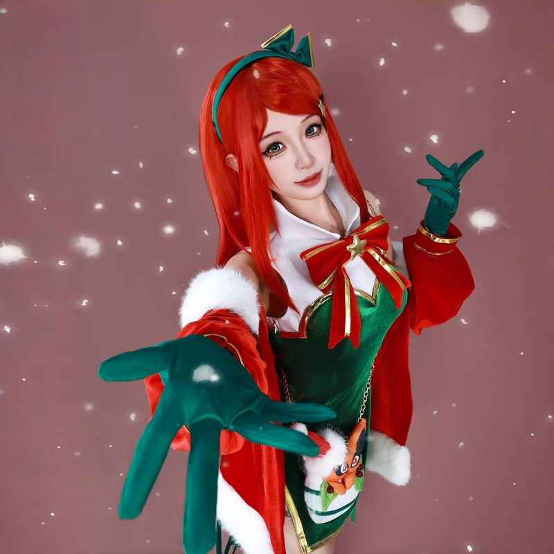 Rolecosplay Naruto Uzumaki Kushina Christmas Cosplay Costume