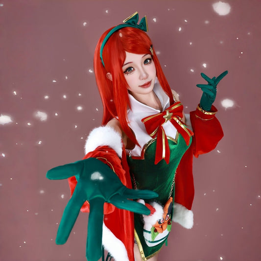 Rolecosplay Naruto Uzumaki Kushina Christmas Cosplay Costume