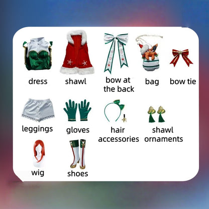 Rolecosplay Naruto Uzumaki Kushina Christmas Cosplay Costume10