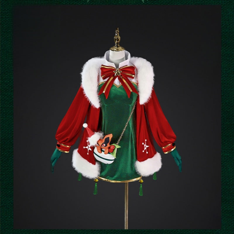 Rolecosplay Naruto Uzumaki Kushina Christmas Cosplay Costume4