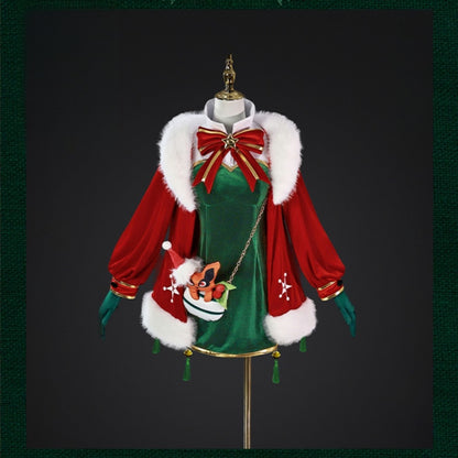 Rolecosplay Naruto Uzumaki Kushina Christmas Cosplay Costume4