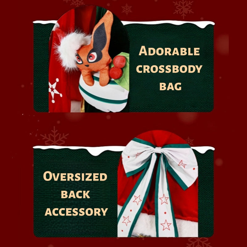 Rolecosplay Naruto Uzumaki Kushina Christmas Cosplay Costume6