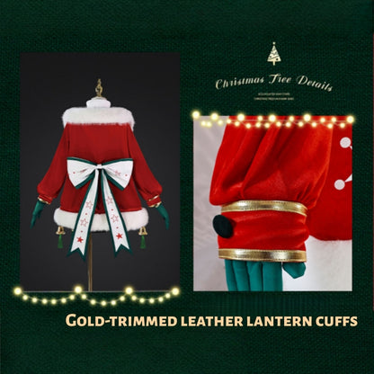 Rolecosplay Naruto Uzumaki Kushina Christmas Cosplay Costume7