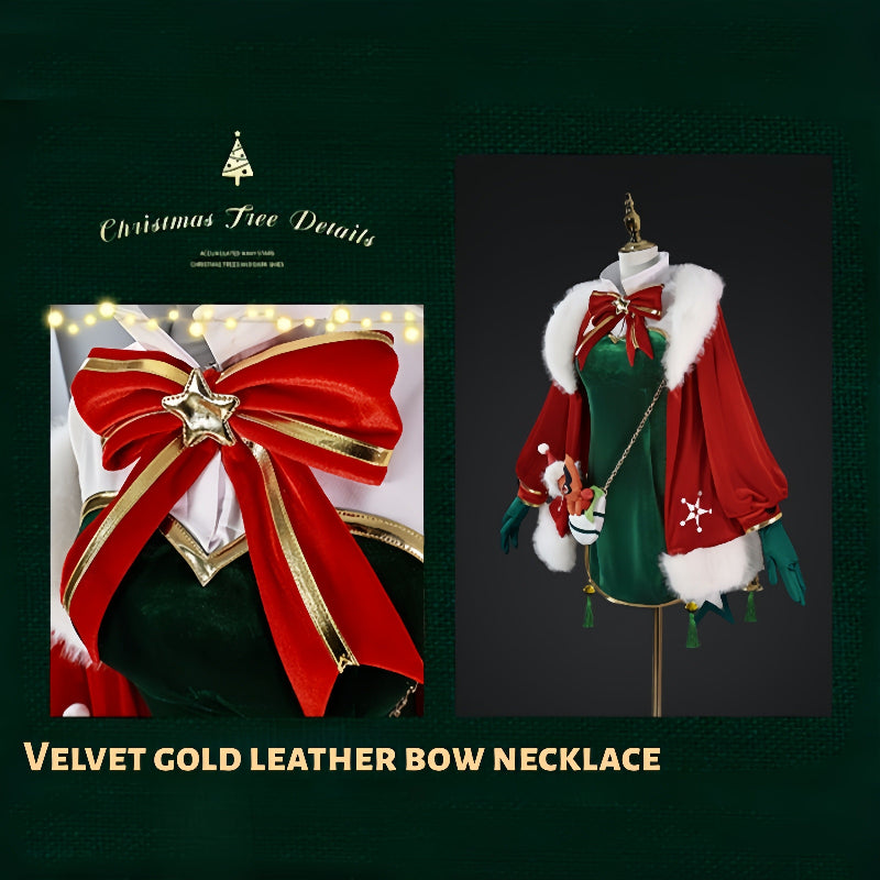 Rolecosplay Naruto Uzumaki Kushina Christmas Cosplay Costume8