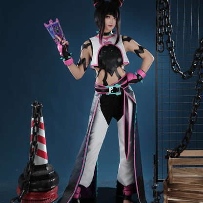 Rolecosplay OW Street Fighter Kiriko Juri Cosplay Costume22
