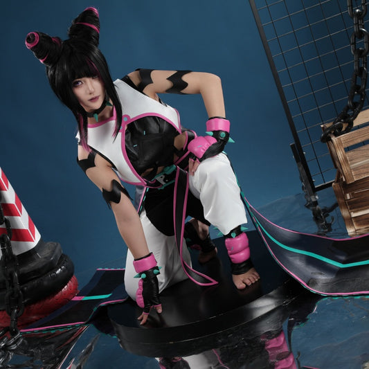Rolecosplay OW Street Fighter Kiriko Juri Cosplay Costume23