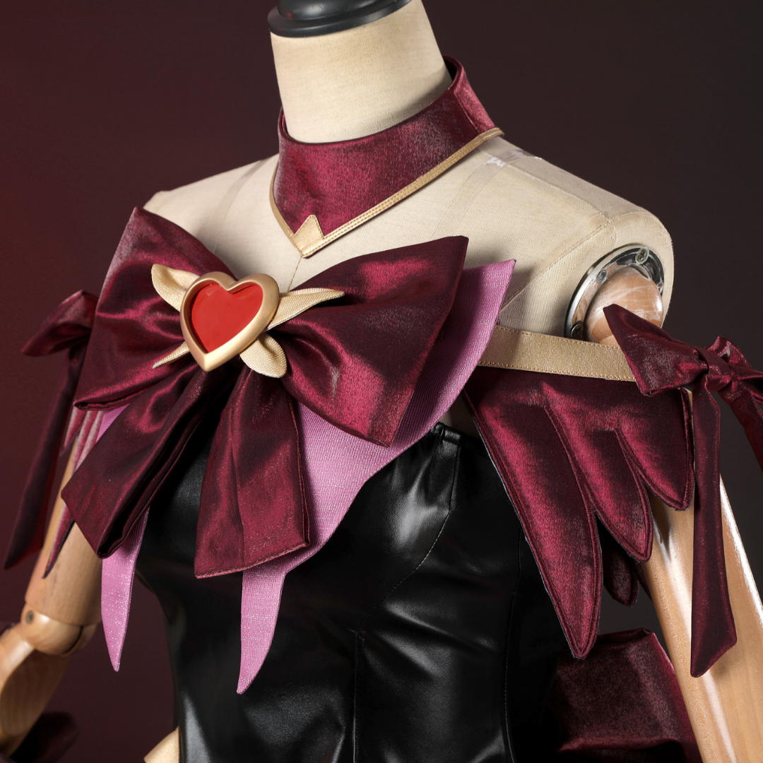 Rolecosplay Overwatch Magical Girl Juno Cosplay Costume Black Red Set