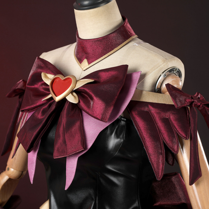 Rolecosplay Overwatch Magical Girl Juno Cosplay Costume Black Red Set