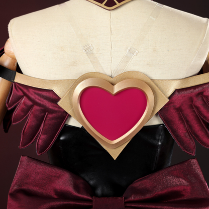 Rolecosplay Overwatch Magical Girl Juno Cosplay Costume Black Red Set