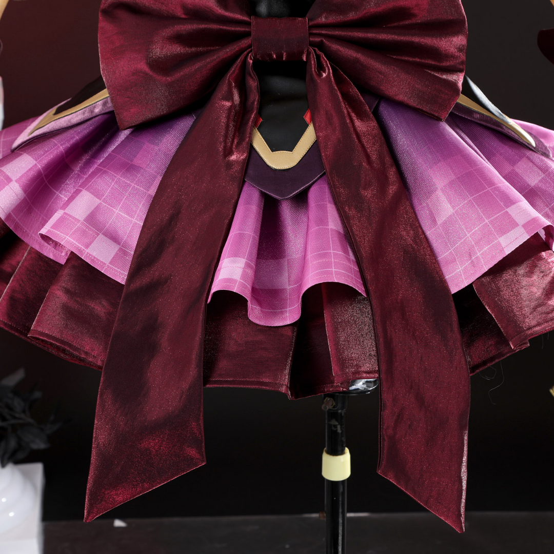 Rolecosplay Overwatch Magical Girl Juno Cosplay Costume Black Red Set