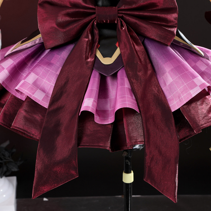 Rolecosplay Overwatch Magical Girl Juno Cosplay Costume Black Red Set