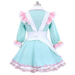 Rolecosplay pastel maid costume back view
