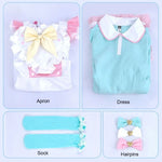 Rolecosplay pastel maid costume included pieces