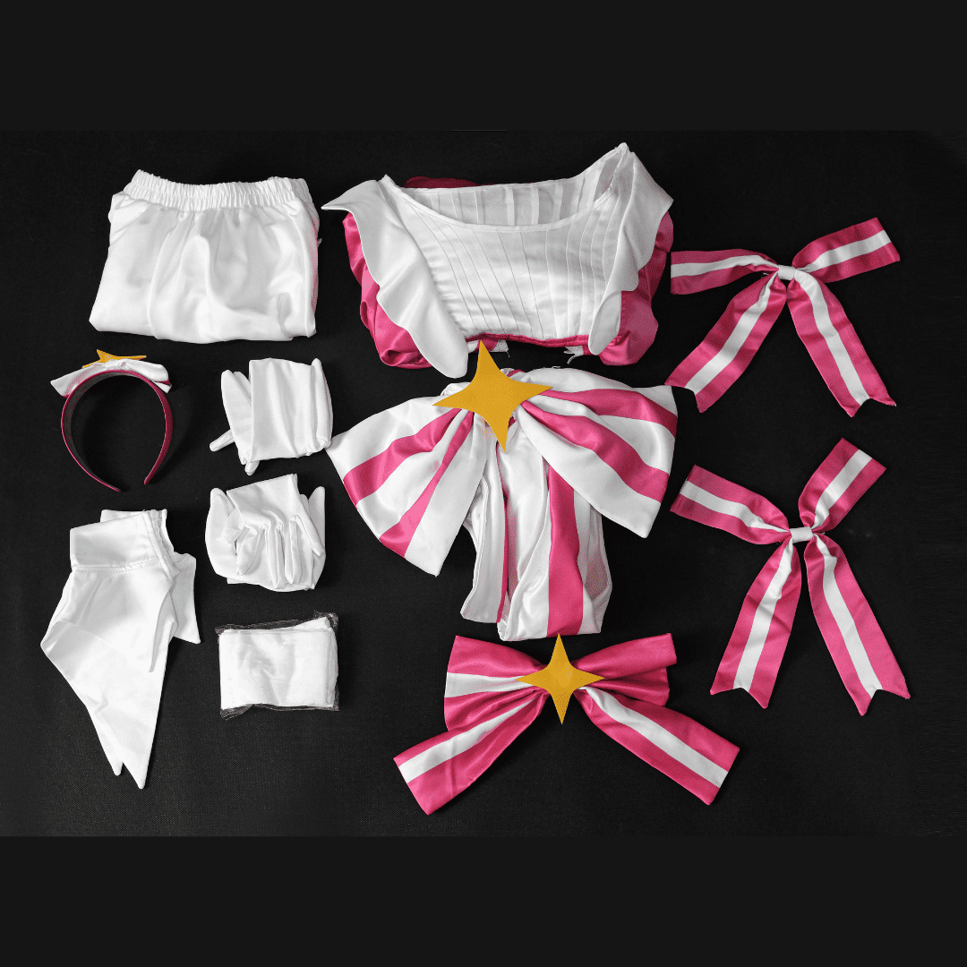 Rolecosplay Retry Now Hatsune Miku Pink Dress Magical Cosplay Costume In Stock