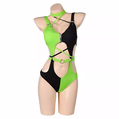 Rolecosplay Shego Bikini Kim Possible Swimwear
