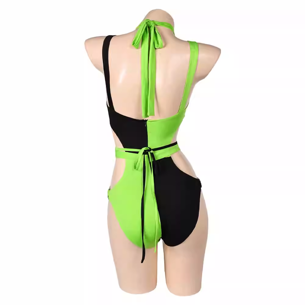Rolecosplay Shego Bikini Kim Possible Swimwear