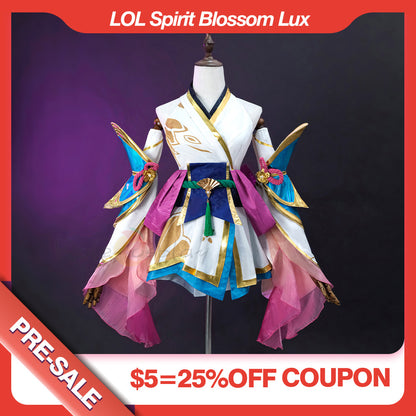 Rolecosplay Spirit Blossom Lux Cosplay Costume LOL Outfit pre sale