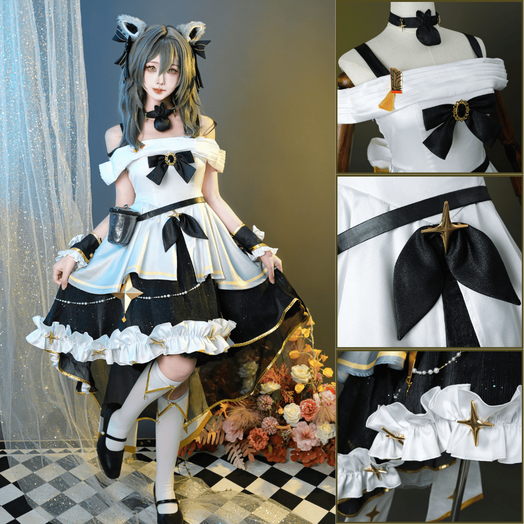 【Last batch】Rolecosplay Raccoon Stelle Cosplay Costume Honkai Star Rai