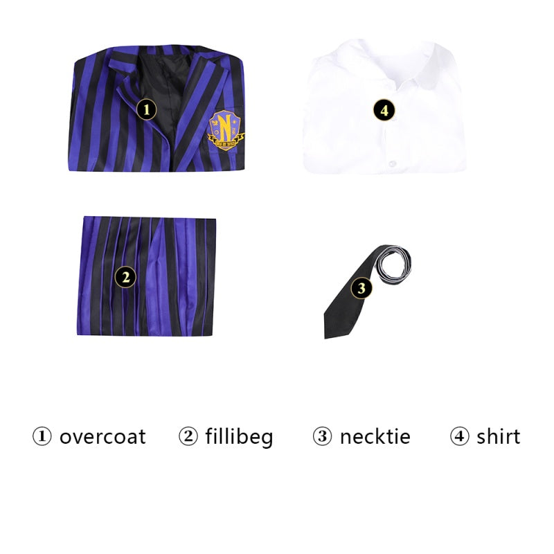 Rolecosplay Wednesday Nevermore Academy Cosplay Costume 13