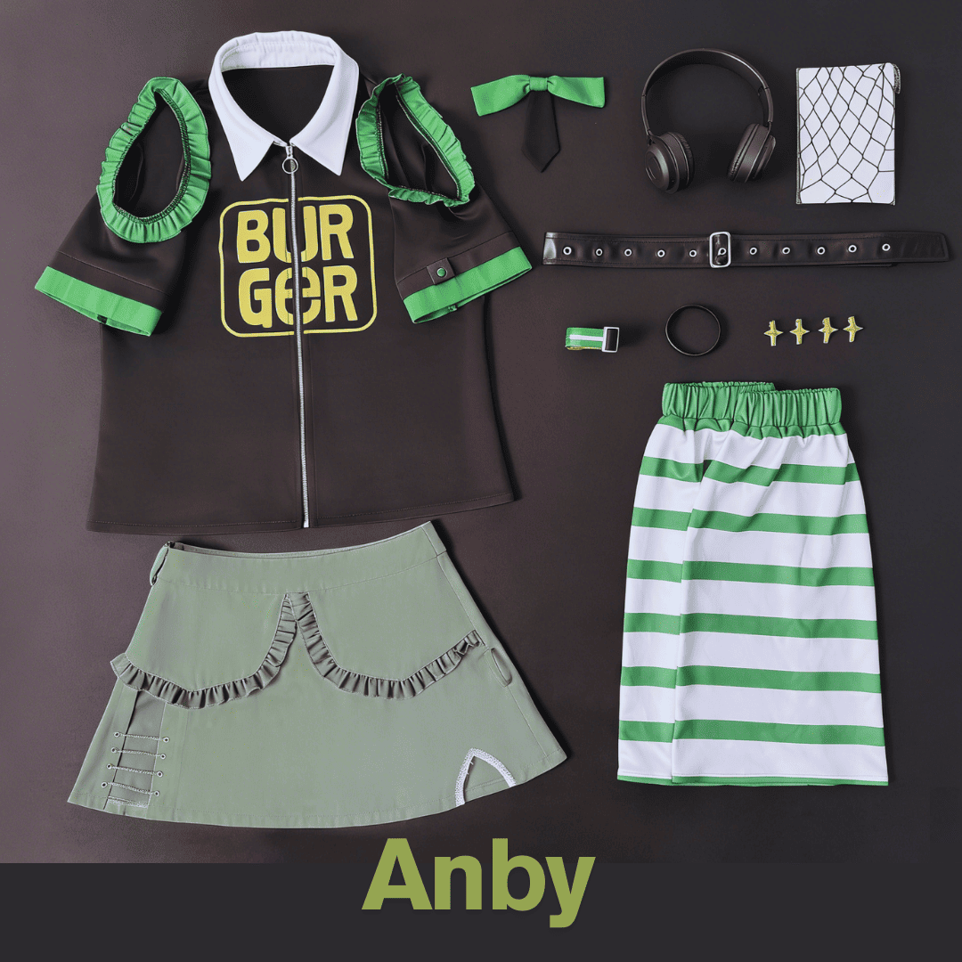 Rolecosplay Zenless Zone Zero FES Anby Cosplay Costume set