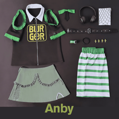 Rolecosplay Zenless Zone Zero FES Anby Cosplay Costume set