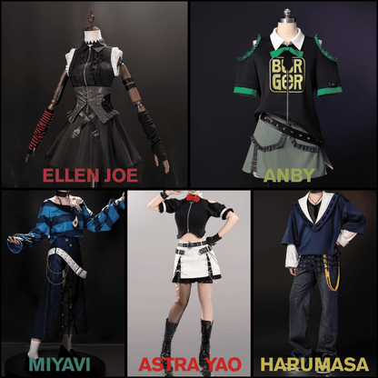 Rolecosplay Zenless Zone Zero FES Anby Ellen Miyavi Astra Harumasa Cosplay Costume
