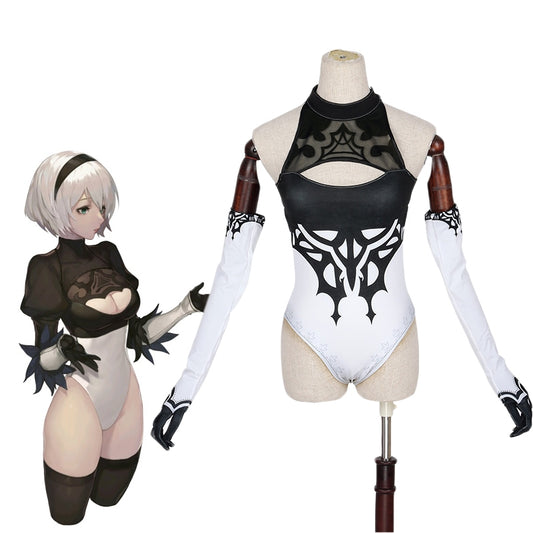 Action Role-Playing Video Game Nier Automata Game 2b Swimsuit Cosplay Costume