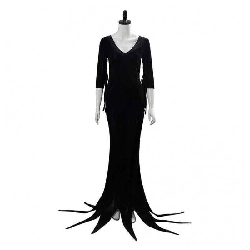 Addams Family Morticia Halloween Cosplay Costume