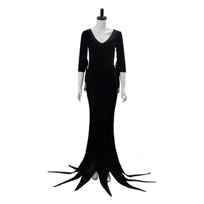 Addams Family Morticia Halloween Cosplay Costume