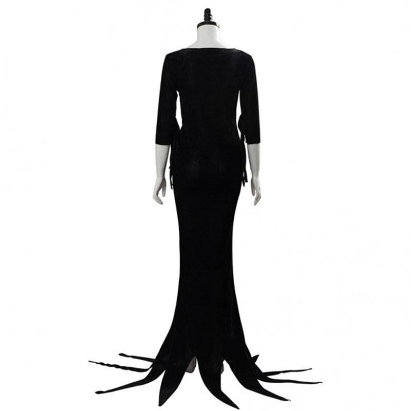 Addams Family Morticia Halloween Cosplay Costume
