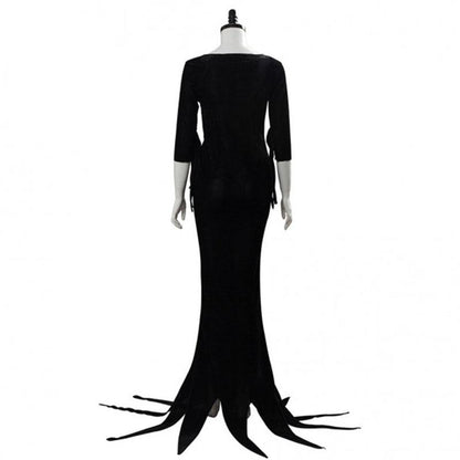Addams Family Morticia Halloween Cosplay Costume