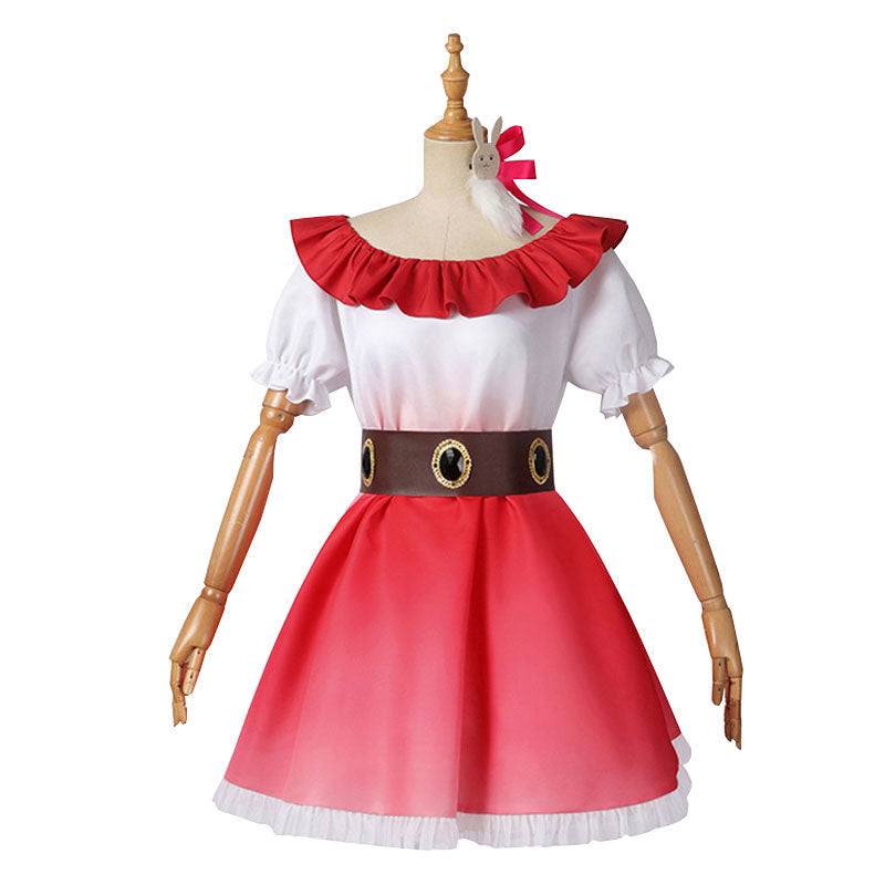 Ai Hoshino Oshi No Ko Cosplay Costume Stage Dresses for Singers Red Halloween Outfit