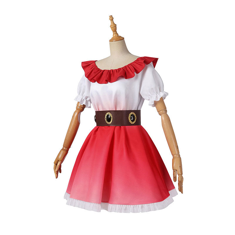 Ai Hoshino Oshi No Ko Cosplay Costume Stage Dresses for Singers Red Halloween Outfit