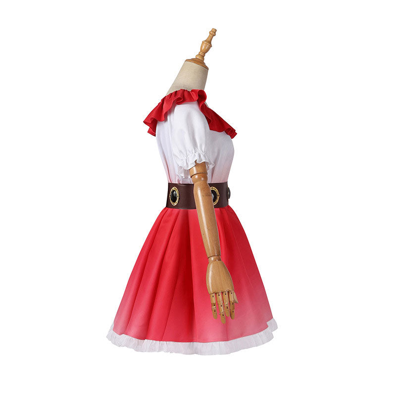 Ai Hoshino Oshi No Ko Cosplay Costume Stage Dresses for Singers Red Halloween Outfit