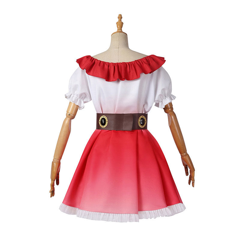 Ai Hoshino Oshi No Ko Cosplay Costume Stage Dresses for Singers Red Halloween Outfit