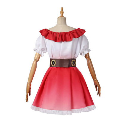 Ai Hoshino Oshi No Ko Cosplay Costume Stage Dresses for Singers Red Halloween Outfit