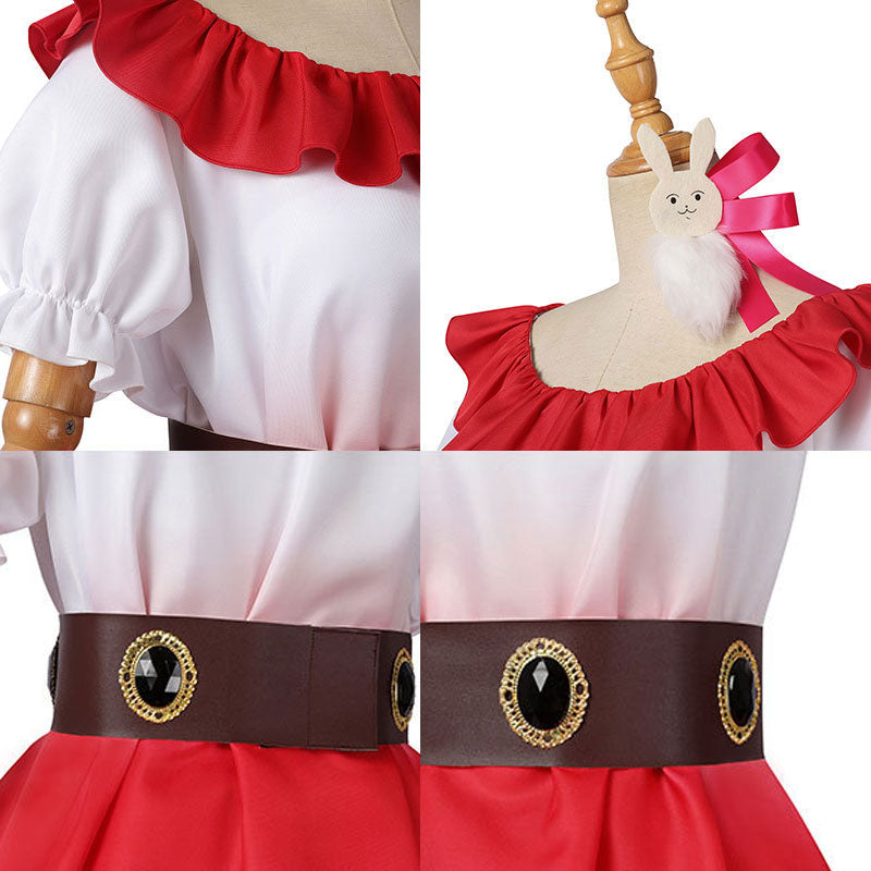 Ai Hoshino Oshi No Ko Cosplay Costume Stage Dresses for Singers Red Halloween Outfit