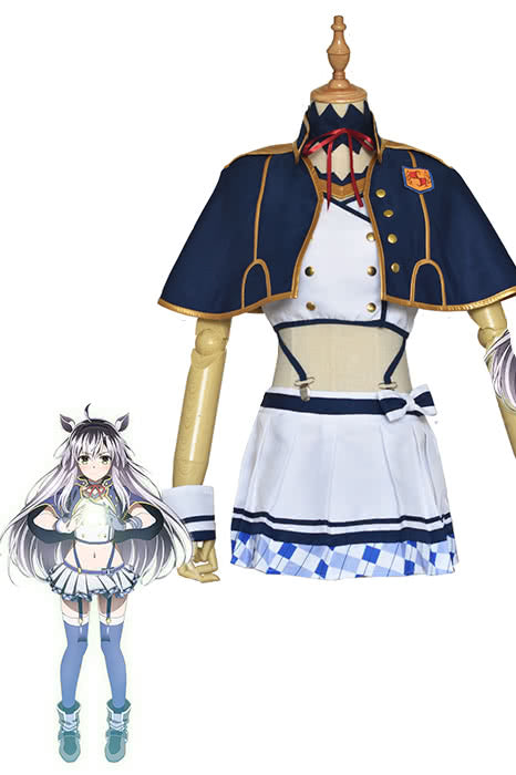 Akashic Records Of Bastard Magic Instructor Sistine Fibel Blue Girl Dress Anime Cosplay Costumes