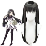Puella Magi Madoka Magica Akemi Homura Black Long Cosplay Wigs