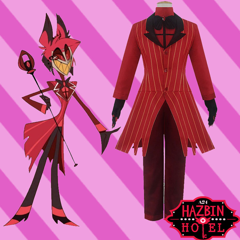 Anime Hazbin Hotel Alastor The Radio Demon Cosplay Costume